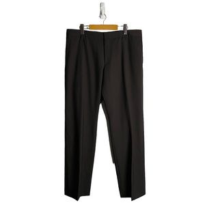 Hugo Boss Men's Brown Straight Leg Trousers